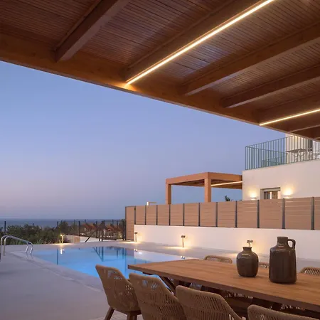 Olvios Villas, With 35m2 Pool & Seaviews, By Thinkvilla * Candia